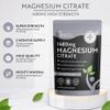 Magnesium Citrate 1,480mg 120 Vegan Capsules 2 Months Supply - Providing 440mg Elemental Magnesium Per Serving - Magnesium Capsules not Magnesium Tablets - High Strength Magnesium Supplement GMO Free view 3