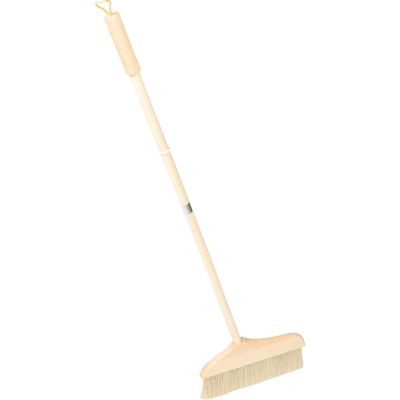 SOLUSTRE Multi-purpose Indoor Cleaning Broom Soft Bristle Long Handle Collapsible for Hardwood Floors Dust and Hair Remover