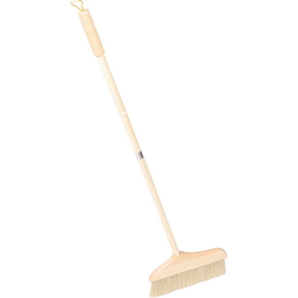SOLUSTRE Multi-purpose Indoor Cleaning Broom Soft Bristle Long Handle Collapsible for Hardwood Floors Dust and Hair Remover