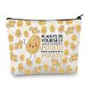 BDPWSS Potato Gift For Potato Lover Gift Always Be Yourself Unless You Can Be A Potato Makeup Bag Food Lover potato fan Gift, Always Be Potato, Waterproof view 1