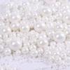 Edible White Pearl Sugar Sprinkle Candy Pearls 120g, Mixed Size, Cake Topper, Cupcake Decorations, Ice Toppings and Cookie Decoration, Wedding Birthday Party Halloween Chirstmas Supplies view 1