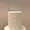Edible White Pearl Sugar Sprinkle Candy Pearls 120g, Mixed Size, Cake Topper, Cupcake Decorations, Ice Toppings and Cookie Decoration, Wedding Birthday Party Halloween Chirstmas Supplies view 3