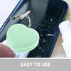 Healeved Heart Shaped Macaron Rub Lens Cleaner Electronic Screen Wipes Phone Cleaning Tool Fashion Accessory view 2