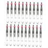 Angoily Eyebrow Tweezers Lightweight and Portable 24pcs Multi Pack Stainless Steel with Heart Shape and Arrow Pattern Design for Travel and Business Trip Use view 1