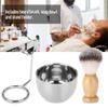 MUNEFE Shavings Brush and Bowl, Beard Shavings Set, Safety Razors Stand for Providing a Professional Shavings Experience view 3