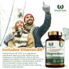 Magnesium Bisglycinate 200mg Plus P5P Vitamin B6 x120 Capsules | Advanced Chelated Formula for Optimal Absorption 200mg of High Strength Elemental Magnesium - Vegan & UK Made by Royal Oak Health view 4