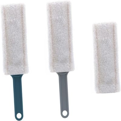 1 Set Dust Removal Brush Ceiling Duster Mini Ceiling Fan Keyboard Duster Car Blind Duster Cobweb Cleaner Window Shutter Cleaner for Window Blinds, Air Conditioner Vents, Fans/263