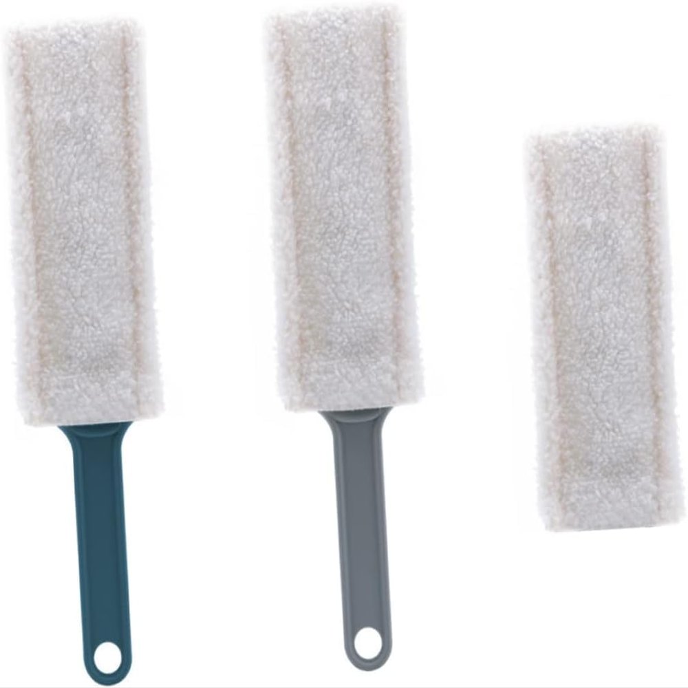 1 Set Dust Removal Brush Ceiling Duster Mini Ceiling Fan Keyboard Duster Car Blind Duster Cobweb Cleaner Window Shutter Cleaner for Window Blinds, Air Conditioner Vents, Fans/263