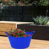 Set Of BLUE + PURPLE Colour - 26 Litre Small Robust Versatile Flexi Tub Toy Storage Bucket Tub Trugs Polythylene Tub with Handles 31.5 x 38.00 x 31.5cm For Home & Garden. view 2