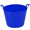 Set Of BLUE + PURPLE Colour - 26 Litre Small Robust Versatile Flexi Tub Toy Storage Bucket Tub Trugs Polythylene Tub with Handles 31.5 x 38.00 x 31.5cm For Home & Garden. view 4