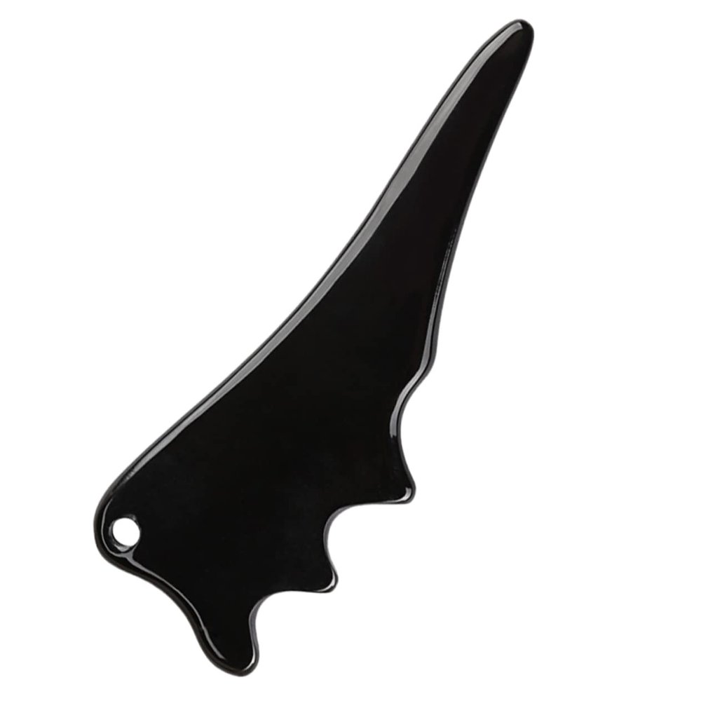 Gatuida Multi-Function Bird Head Scraping Board Natural Horn Gua Sha Massager for Body