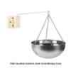 Allayu Easy to Sauna Copper Bowl Effortlessly Enjoy Aromatherapy During Sauna Sessions Sauna Aroma Bowl Stainless Steel view 4