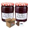 Bonne Maman Berry Medley: 750g Strawberry Preserves + 750g Raspberry Conserve, Delightfully Boxed Treatz view 1