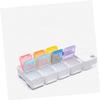 HAPINARY Electronic Timed Pill Box Medicine Organizer Day Weekly Storage Portable Medicine Case for Travel view 2