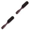 FRCOLOR 2pcs Man Wooden Beard Brush Mustache Brush for Beard Male Shaving Tool view 1