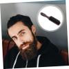 FRCOLOR 2pcs Man Wooden Beard Brush Mustache Brush for Beard Male Shaving Tool view 3