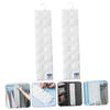 Gatuida 2pcs Scented Hanging Dehumidifier Bags, Moisture-absorbing Bag with Hook, White Non-woven Fabric Humidity Packs for Wardrobes, Laundry Rooms and Refrigerator view 3