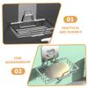 Alipis 2pcs Portable Soap Dish Holder Organizer for Bathroom No Drilling Required Self-draining Soap Box Dish for Kitchen and Bathroom Use view 3