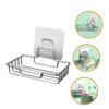 Alipis 2pcs Portable Soap Dish Holder Organizer for Bathroom No Drilling Required Self-draining Soap Box Dish for Kitchen and Bathroom Use view 4