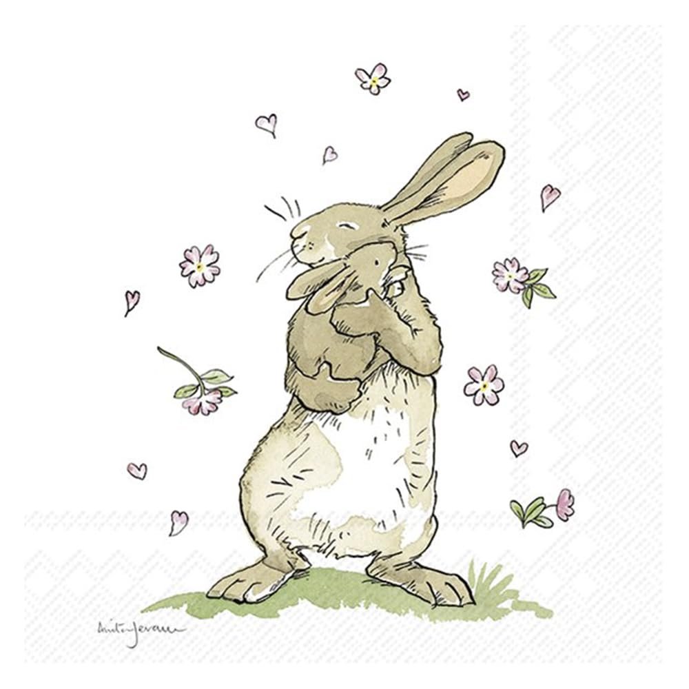 Forever Together Guess How Much I Love You Hares IHR Paper Table Napkins 33 cm Square 3 ply Lunch Napkins