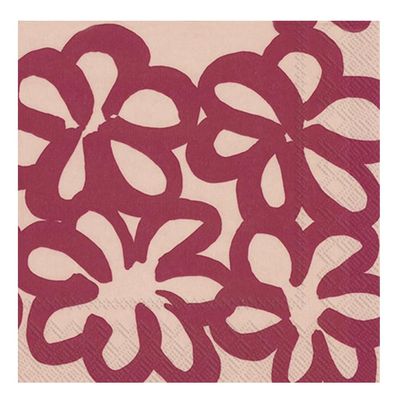 JattIikukka Rose IHR Paper Table Napkins 33 cm Square 3 ply Lunch Napkins