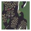 Ilves Green Cat Leopard IHR Paper Table Napkins 33 cm Square 3 ply Lunch Napkins view 1