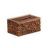 SwePer Tissue Box Cover  Chinese Style Simplicity Tissue Box Holder Decorative for Bathroom Vanity Countertop/Night Stands/Office Desk view 1