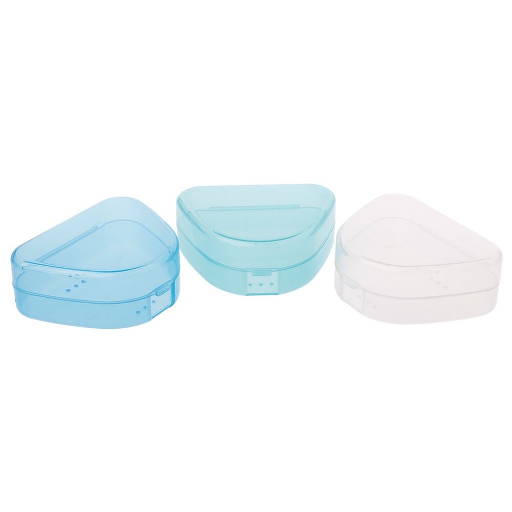 NYCEMAKEUP Orthodontic Retainer Denture Bath Mouthguard Storage Box For Case Tray Storage Box Bottle Spray Organizer Basket Rack Tank Container Airtight Glass Dispenser Plastic