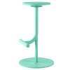 Modern Bar Chair Round Swivel Barstools with Handle, Curved Pedals and Stable Base, Height Adjustable 65-80 cm(Color:Blue) view 1