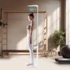 Digital Medical Scale, Ultrasonic Body Weight Scale Body Fat Measuring Instrument, Smart Full Body Composition Analyzer Scale, Body Fat Analyzer for Hospitals, Homes, Clubs, Gyms, White view 3