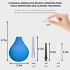 Enema Anal Douche - Douche for Men & Women, Enemas at Home Kit, 224ML Enemas Bulb, Reusable Enema for Constipation Cleaner (Blue) view 3