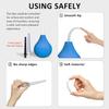 Enema Anal Douche - Douche for Men & Women, Enemas at Home Kit, 224ML Enemas Bulb, Reusable Enema for Constipation Cleaner (Blue) view 4