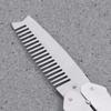 Mipcase Beard Shaping Comb: Hair Comb Beard Shaping Tool Mustache Combing Mens Hair Brush, Foldable Teeth Beard Comb Mustache Brush Template view 4
