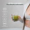 SHREDDY | Probiotic, Beauty, Superfood Greens Blend | 5 Billion Probiotics, 100% NRV Vitamins | 62 Nutrient-Rich Ingredients | Vegan-Friendly | Mango & Pineapple Flavour view 2