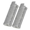 2PCS Lighter Case Cover Vintage Floral Stamped Zinc Alloy Shell for Lighter (Gray) view 4