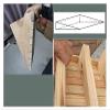 2-6in Rise Wood Threshold Ramp for Home/Front Door/Yard/Doorways, Wheelchairs Walkers Car Motorcycle Entry Steps Transition Ramp, with Anti-Slip Surface (Size : 30.8x30x11cm/12.1x11.8x4.3in) view 4