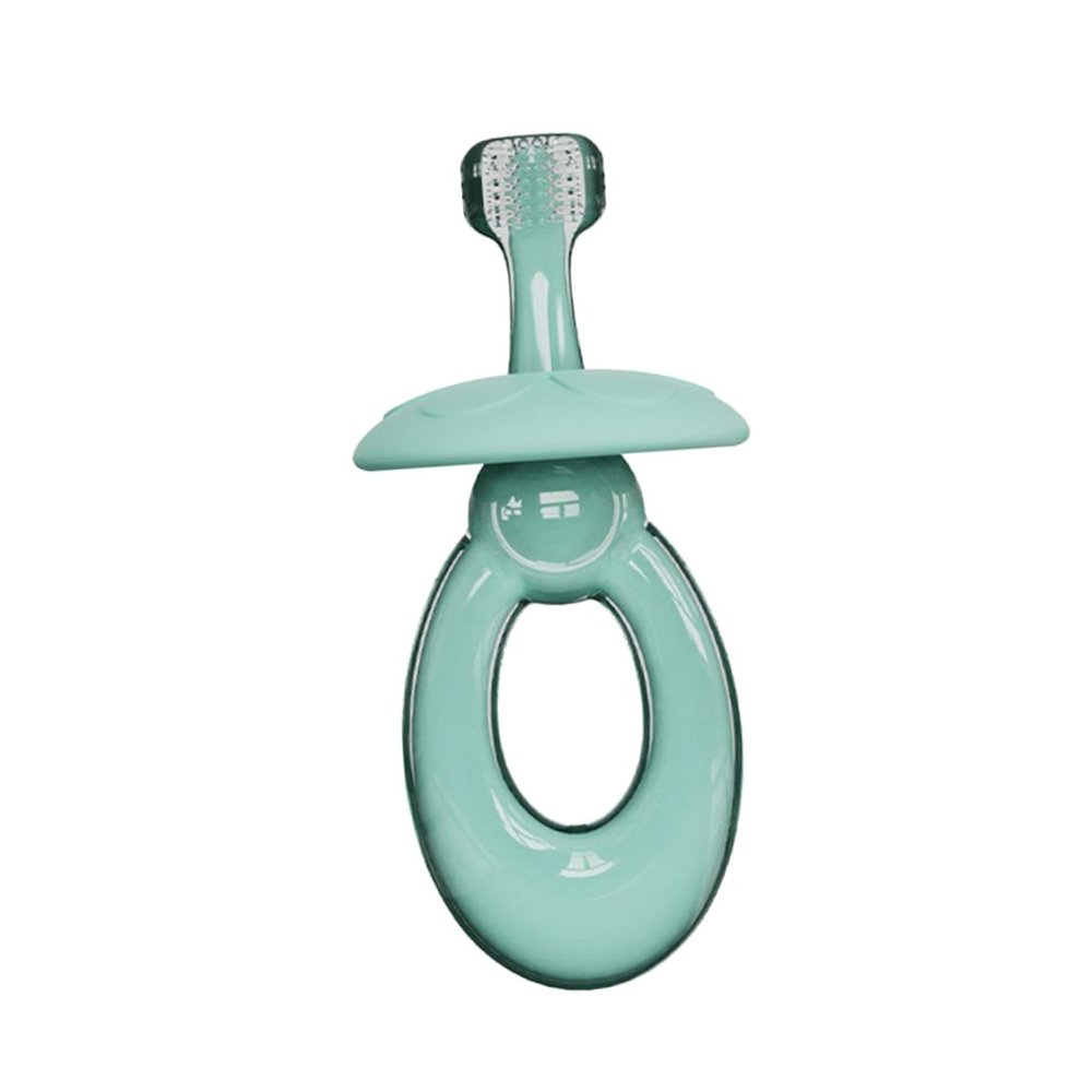 Gatuida Silicone Toothbrush for Boy Girl Training Design with Soft Bristles Safe Chewing Material Comfortable Grip for Easy Teeth Cleaning and Relief