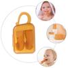 Gatuida Silicone Boys and Girls Finger Toothbrush Boy Girl Bristles Massage Bumps Teething Relief Oral Cleaning Brush for Young view 3