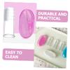Gatuida Baby Finger Toothbrush 9pcs Set with Silicone Infant Oral Cleaning Brush and Storage Boxes for Newborns Toddlers 0-3 Years Oral Massager and Teeth Cleaner view 3