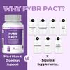 Psyllium Husk Fibre Supplement 4000mg with Probiotic Acidophilus 1 Billion CFU + Prebiotic Inulin & Aloe Vera - Nutriipact Natural Soluble Fibre - 60 Vegan Capsules view 2