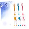 PartyKindom Kids Baby Toothbrush 6Pcs Soft Bristles Plastic Handle for Oral Care Bathroom Accessories, 2-5 Years Cartoon Toothbrush Set view 4