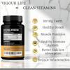 Clean Vitamin D3 K2 4000IU 200mcg  120 Vegan Capsules, 4 Month Supply, High Strength Vitamin D & K2 MK7 for Bone, Heart & Immune Support  Additive Free, No Binders or Cracking Agents view 2