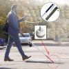 Tavkomco Telescopic Blind Cane - Titanium Alloy Reflective Blind Elderly Guide Cane for Mobility Aids Assist Tool, Lnclude nylon bag + optional crutch tip(C,138cm/54.3in) view 2