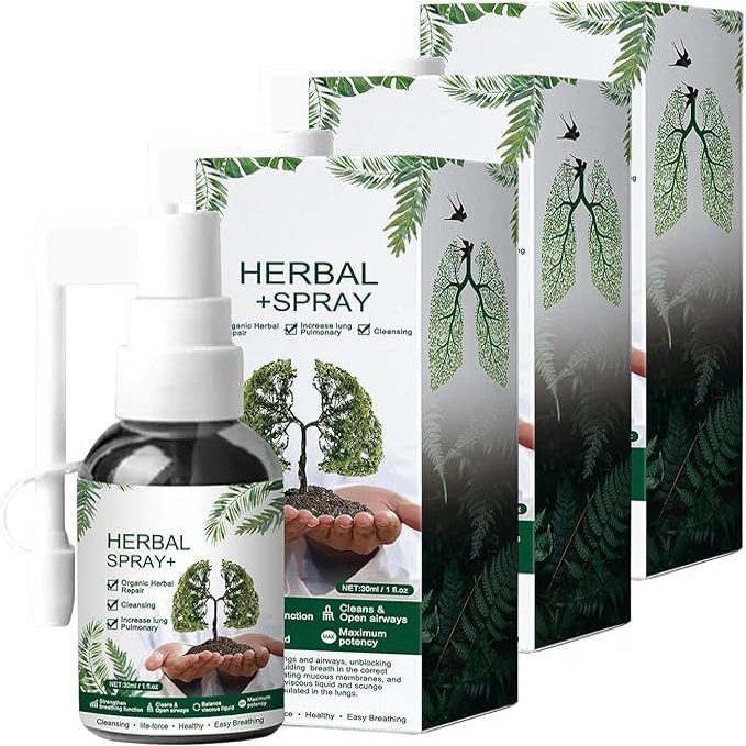 ATLION 30 ml Respinature Herbal Spray 4 weeks Powerful Softener and Cleansing for Respiratory,2024 New Herbal Lung Cleanse Spray 30ml, Herbal Mist for Lung Discomfort