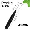 BBTO 100 Pcs Braces Dental Brush Flosser for Cleaner Interdental Brush Toothpick Tooth Flossing Head Oral Dental Toothpick Cleaners Cleaning Tool(Black) view 3