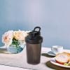 Amagogo Shaker Bottle Milkshake Cup Drink Bottle Multipurpose Mixer Bottle Shaker Cups for Milk Milkshakes Women Men Fitness Travel, Black view 3