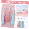 Angoily 3pcs Cute Decorative Toothbrush for Boys and Girls Boy Girl Soft Bristles for Manual Cleaning view 4