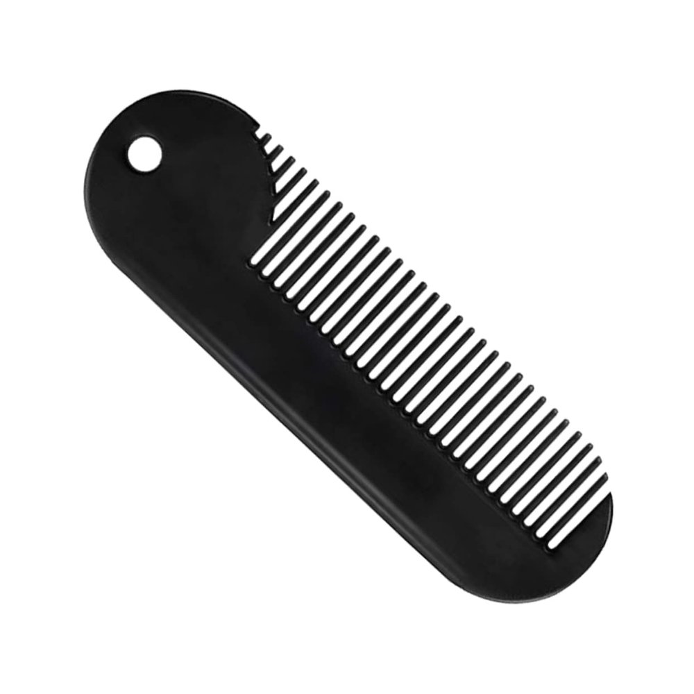 Mipcase Manscape Styling Comb Zinc Alloy Portable Hair Accessory for Beard Care and Styling
