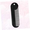 Mipcase Manscape Styling Comb Zinc Alloy Portable Hair Accessory for Beard Care and Styling view 3