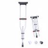 1 Pair Crutches, Adjustable Height Aluminum Lightweight Underarm Crutches with Underarm Pads, 220 LBS Capacity view 1
